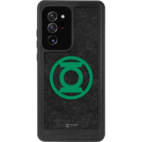 DC Comics Green Lantern Logo Black Background Galaxy Note20 Ultra 5G Waterproof Case